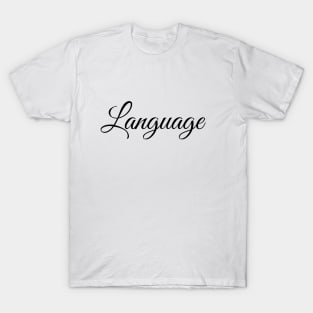 Language T-Shirt